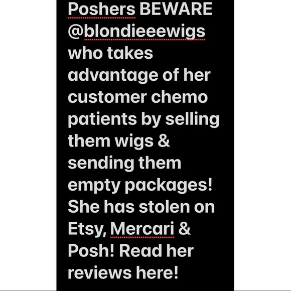 THIEF WARNING CASING UR SHOP - @blondieeewigs - Picture 2 of 16